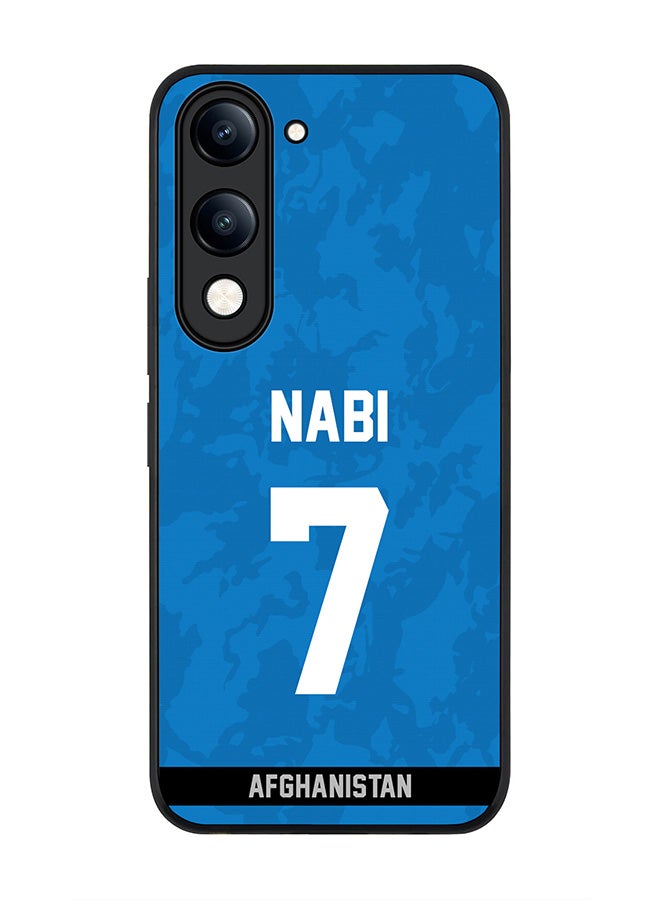 For vivo Y29s 5G / Y19s 5G Case,Slim fit Camera Protection, Shockproof Thin Phone cover  - Afghanistan Mohammad Nabi, Jersey No 7